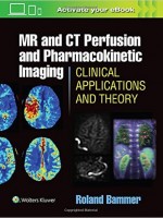 MR and CT Perfusion and Pharmacokinetic Imaging