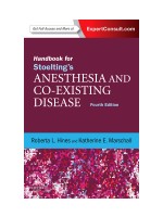 Handbook for Stoelting's Anesthesia & Co-Existing Disease,4/e